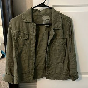 Tommy Bahama Two Palms 100% Linen Raw Edge Jacket Size XS